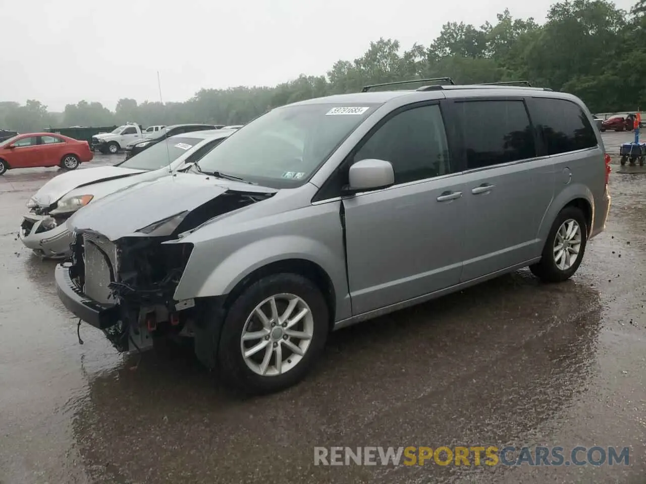 1 fotografías del automóvil dañado 2C4RDGCG8KR755600 DODGE CARAVAN 2019