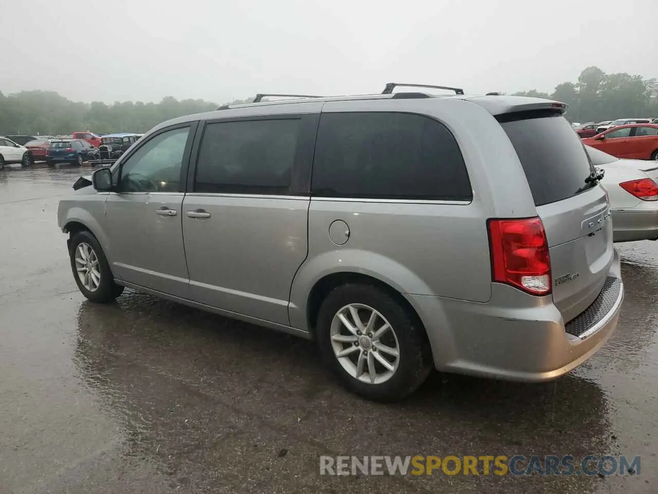 2 fotografías del automóvil dañado 2C4RDGCG8KR755600 DODGE CARAVAN 2019