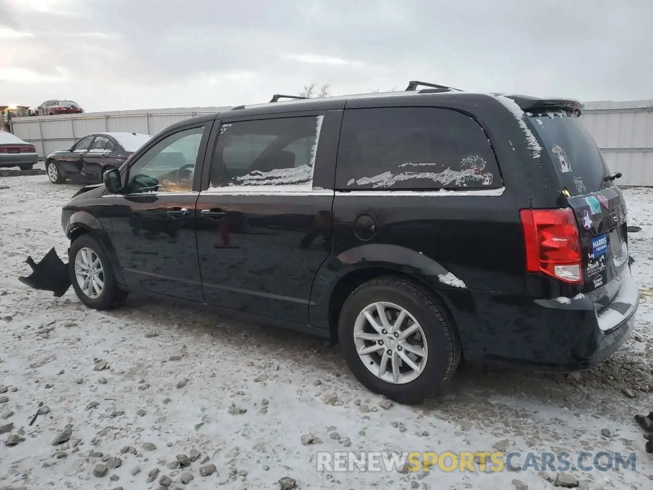 2 fotografías del automóvil dañado 2C4RDGCG9KR511518 DODGE CARAVAN 2019