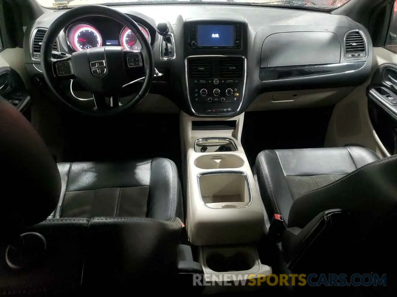 8 fotografías del automóvil dañado 2C4RDGCG9KR546222 DODGE CARAVAN 2019