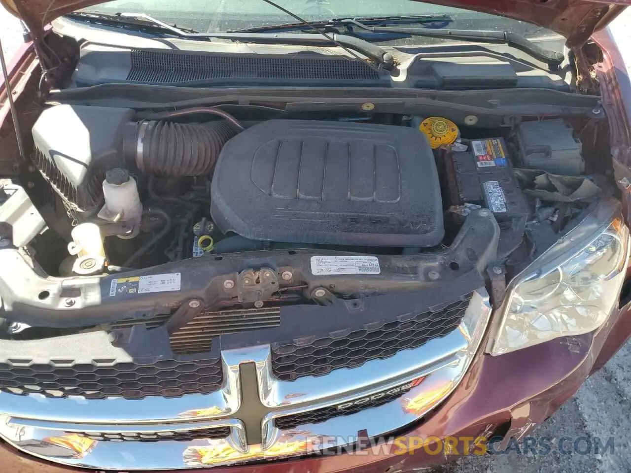 12 fotografías del automóvil dañado 2C4RDGCG9KR580094 DODGE CARAVAN 2019