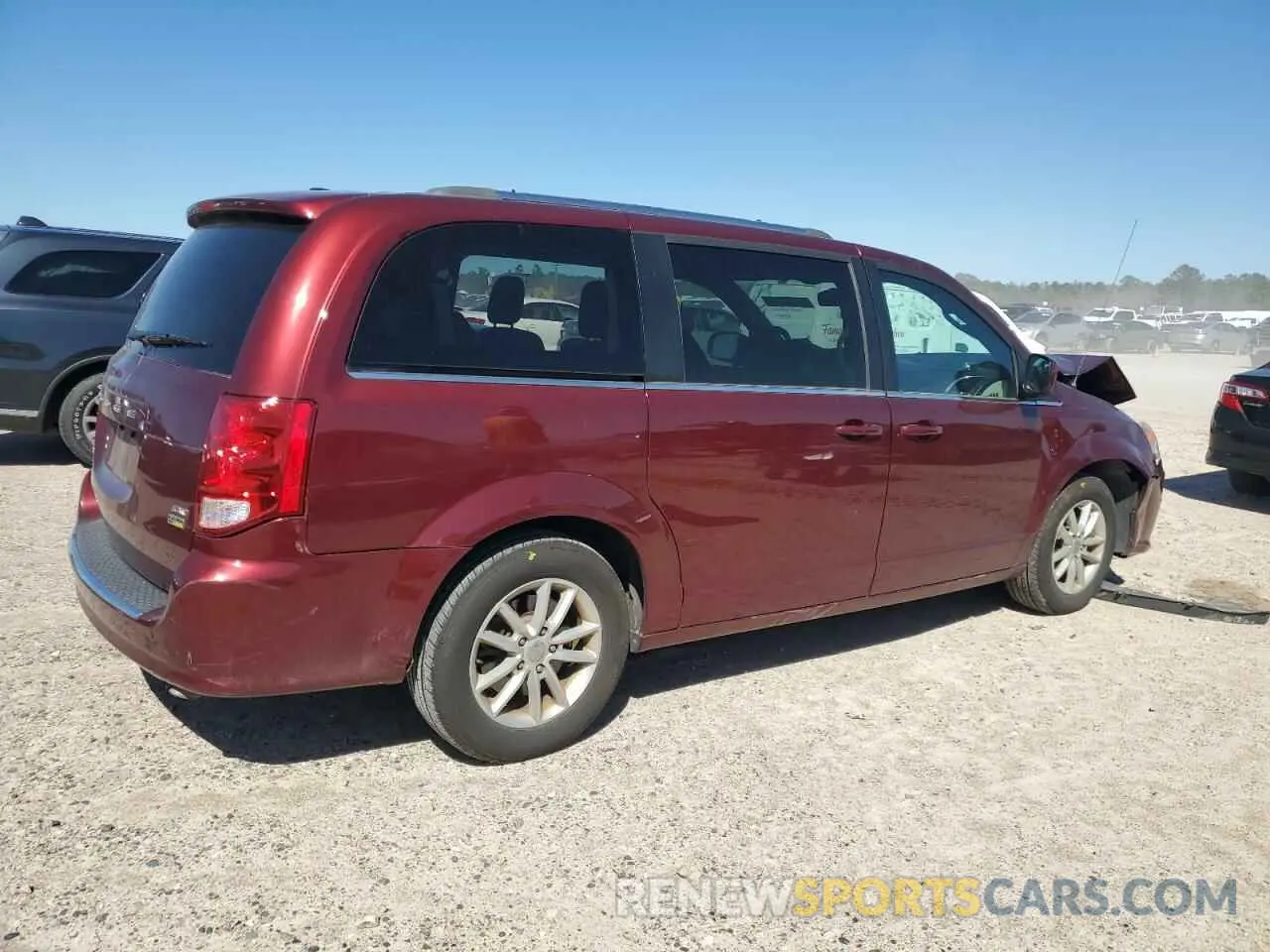 3 fotografías del automóvil dañado 2C4RDGCG9KR580094 DODGE CARAVAN 2019