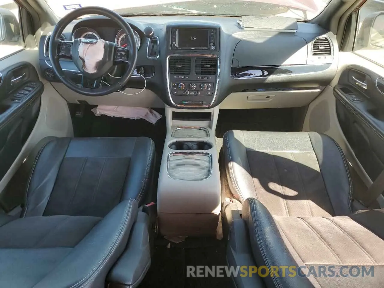 8 fotografías del automóvil dañado 2C4RDGCG9KR580094 DODGE CARAVAN 2019