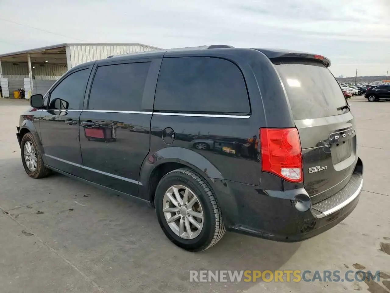 2 fotografías del automóvil dañado 2C4RDGCG9KR662312 DODGE CARAVAN 2019
