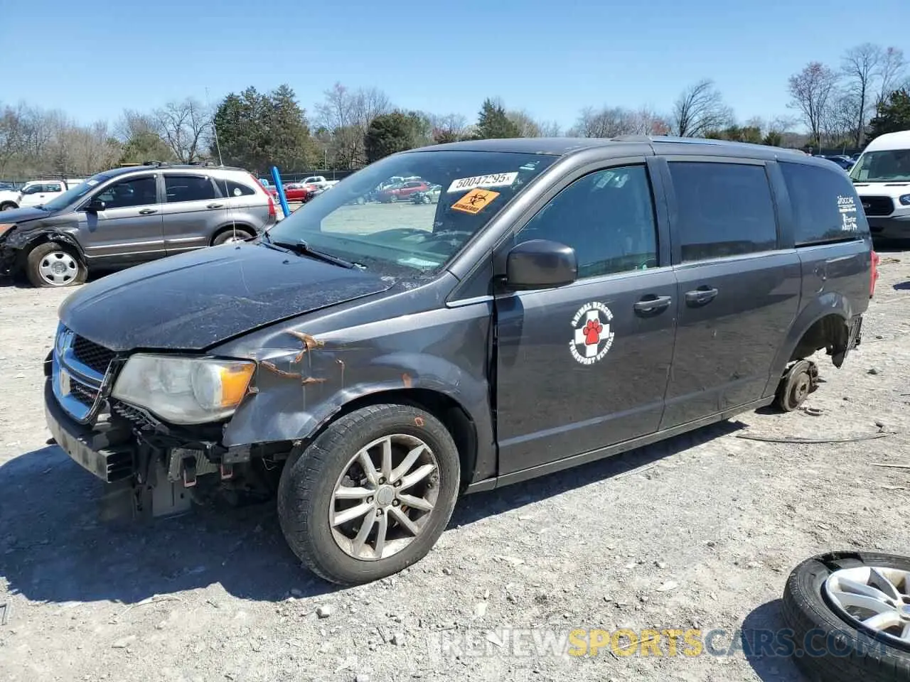 1 fotografías del automóvil dañado 2C4RDGCGXKR544804 DODGE CARAVAN 2019