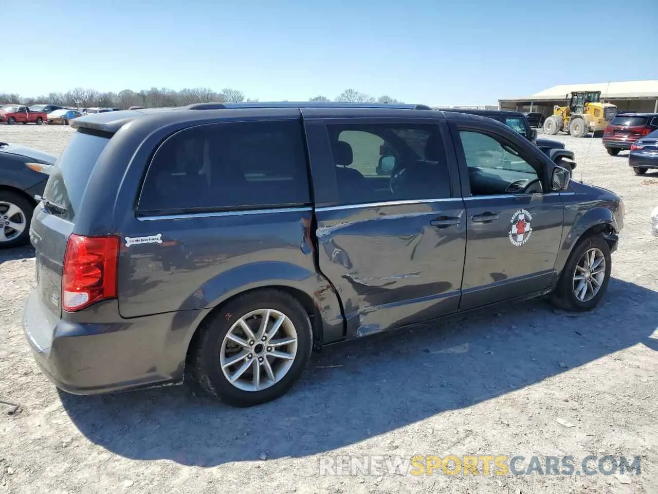 3 fotografías del automóvil dañado 2C4RDGCGXKR544804 DODGE CARAVAN 2019