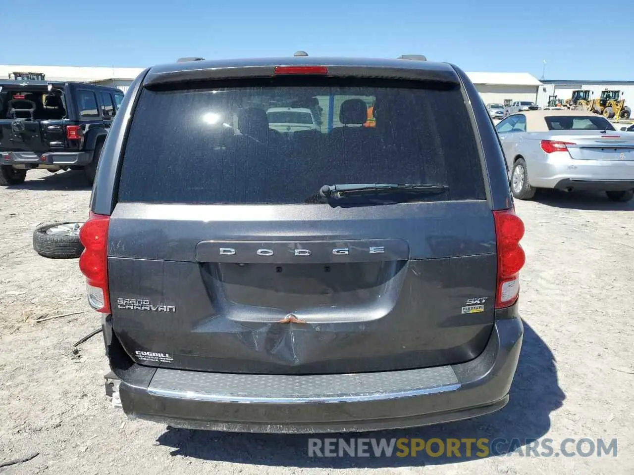6 fotografías del automóvil dañado 2C4RDGCGXKR544804 DODGE CARAVAN 2019