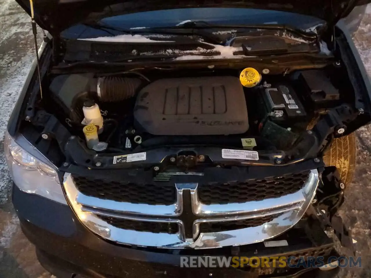 12 fotografías del automóvil dañado 2C4RDGCGXKR694881 DODGE CARAVAN 2019