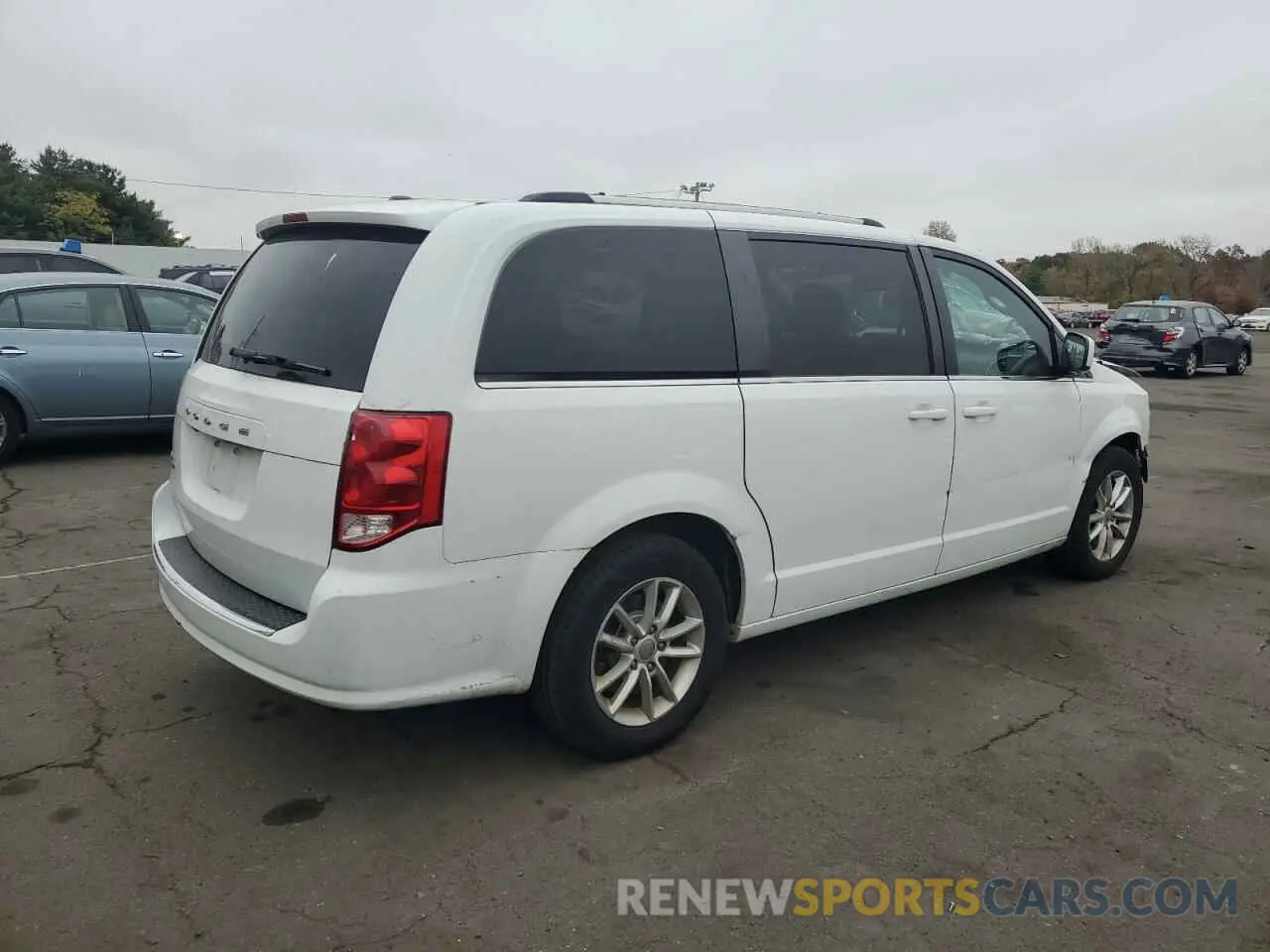 3 fotografías del automóvil dañado 2C4RDGCGXKR789554 DODGE CARAVAN 2019