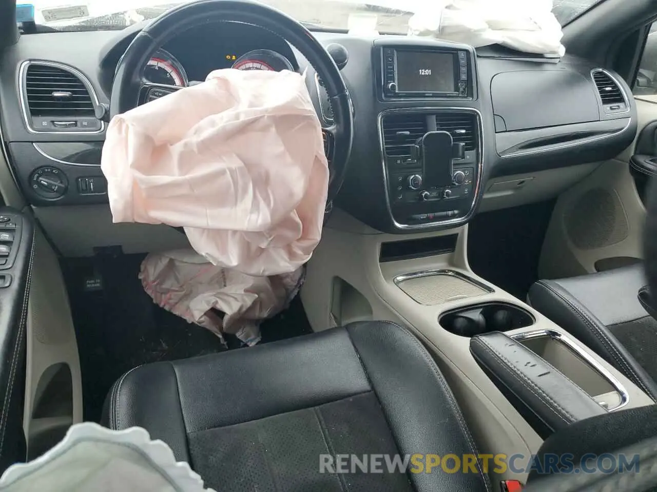 8 fotografías del automóvil dañado 2C4RDGCGXKR789554 DODGE CARAVAN 2019