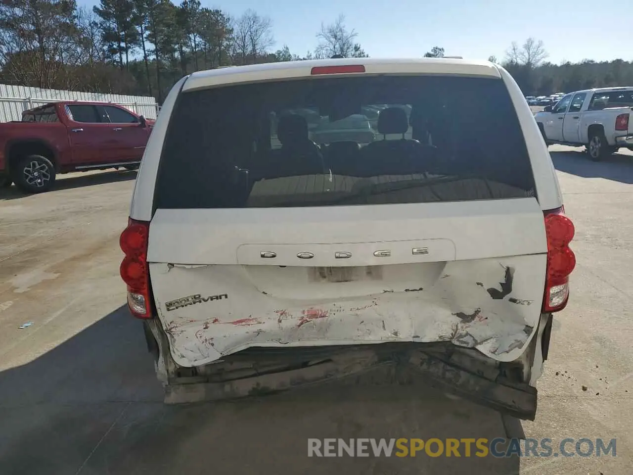 6 fotografías del automóvil dañado 2C4RDGCGXKR790297 DODGE CARAVAN 2019