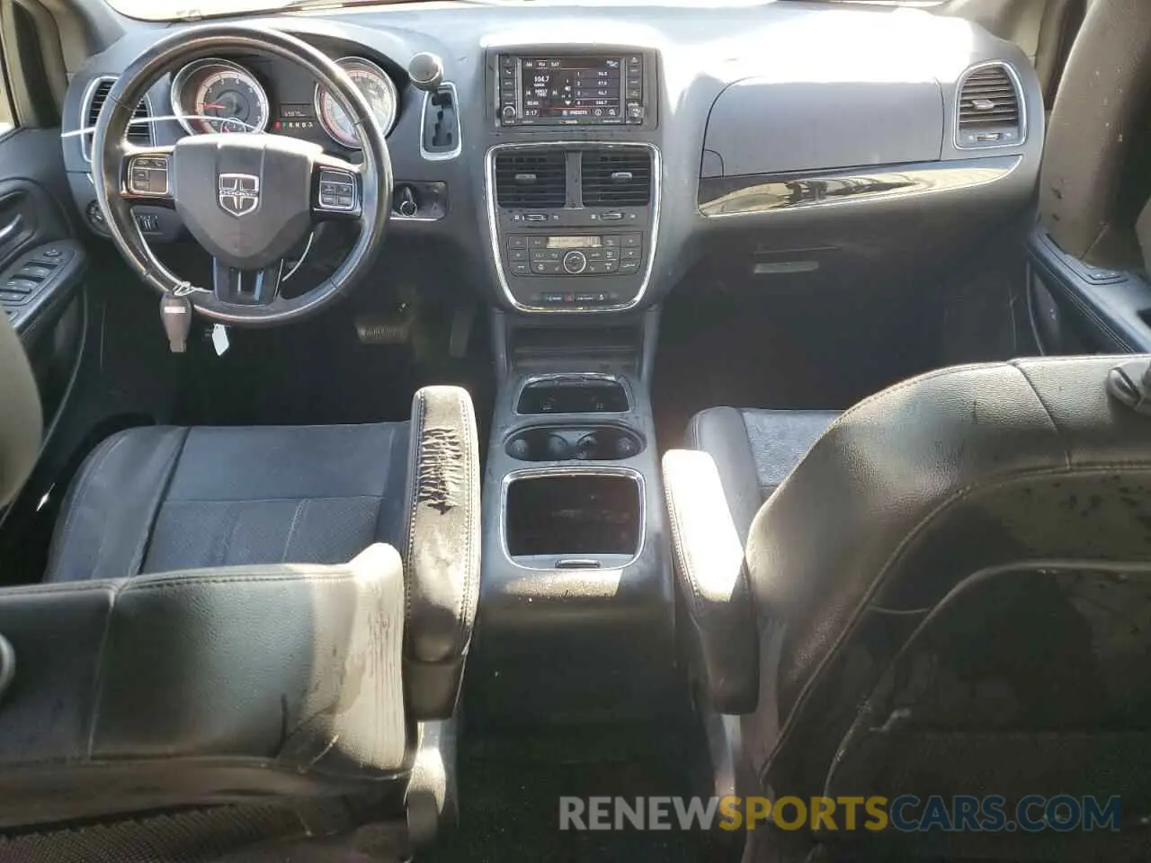 8 fotografías del automóvil dañado 2C4RDGCGXKR790297 DODGE CARAVAN 2019