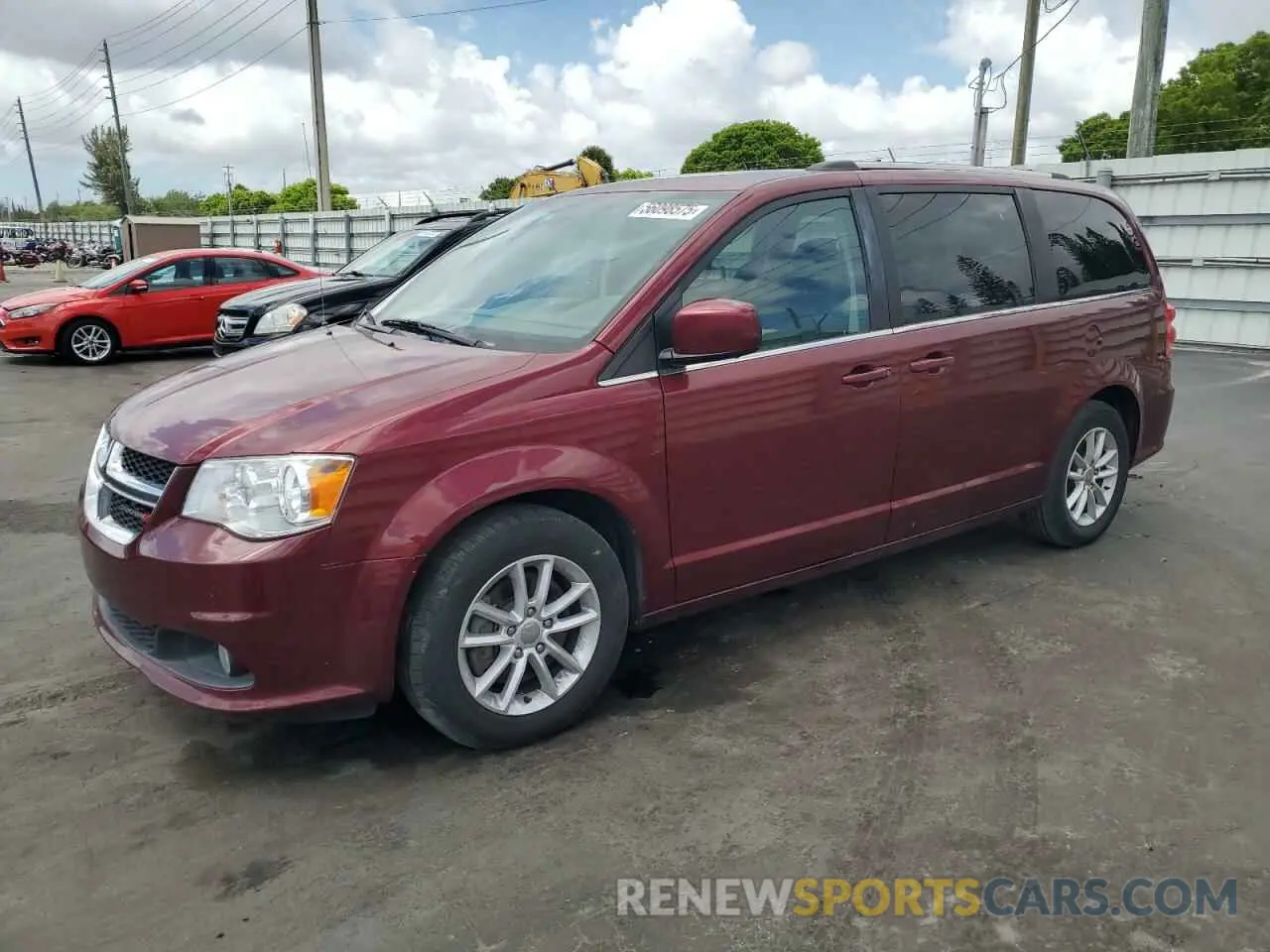 1 fotografías del automóvil dañado 2C4RDGCGXKR807759 DODGE CARAVAN 2019