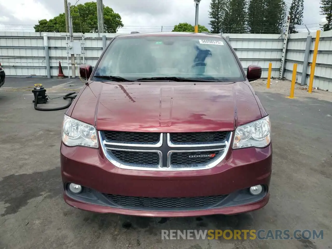 5 fotografías del automóvil dañado 2C4RDGCGXKR807759 DODGE CARAVAN 2019