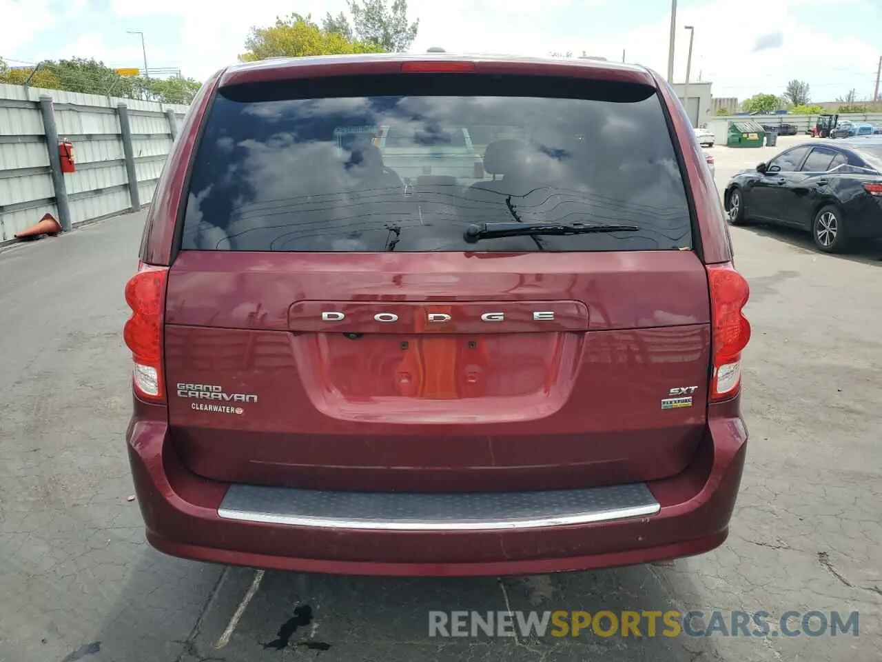 6 fotografías del automóvil dañado 2C4RDGCGXKR807759 DODGE CARAVAN 2019