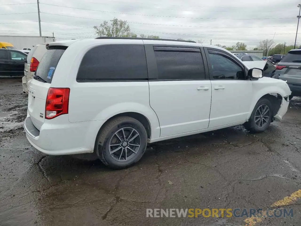 3 fotografías del automóvil dañado 2C4RDGEG0KR620575 DODGE CARAVAN 2019