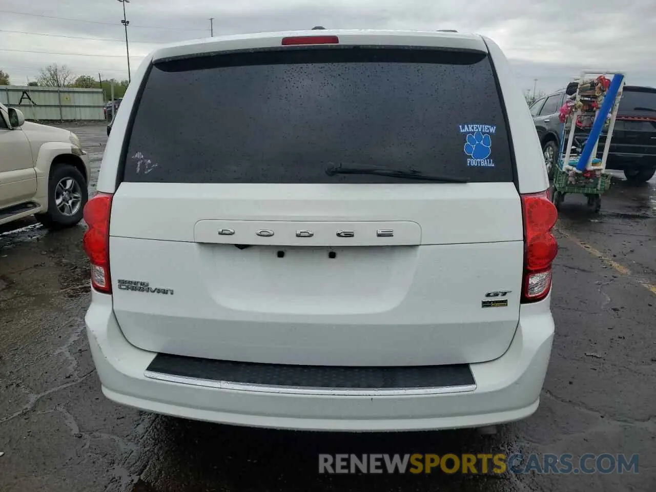6 fotografías del automóvil dañado 2C4RDGEG0KR620575 DODGE CARAVAN 2019