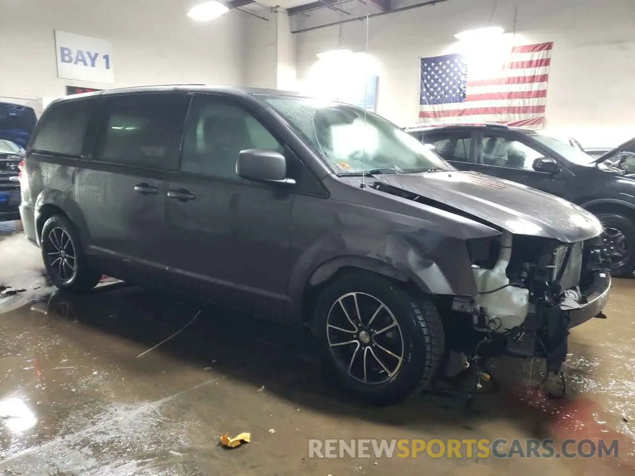 4 fotografías del automóvil dañado 2C4RDGEG0KR641023 DODGE CARAVAN 2019