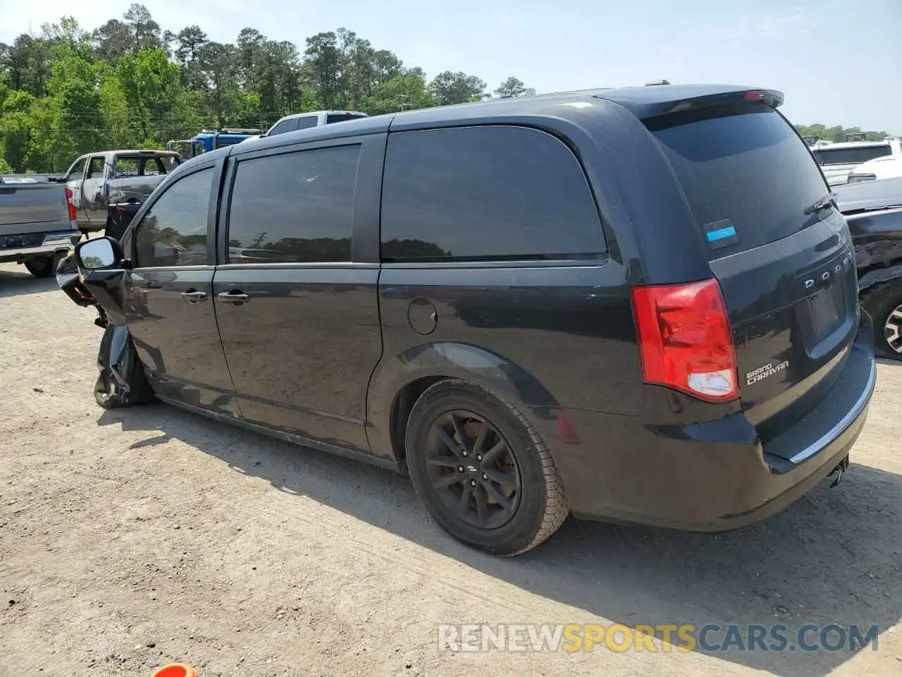 2 fotografías del automóvil dañado 2C4RDGEG0KR670375 DODGE CARAVAN 2019