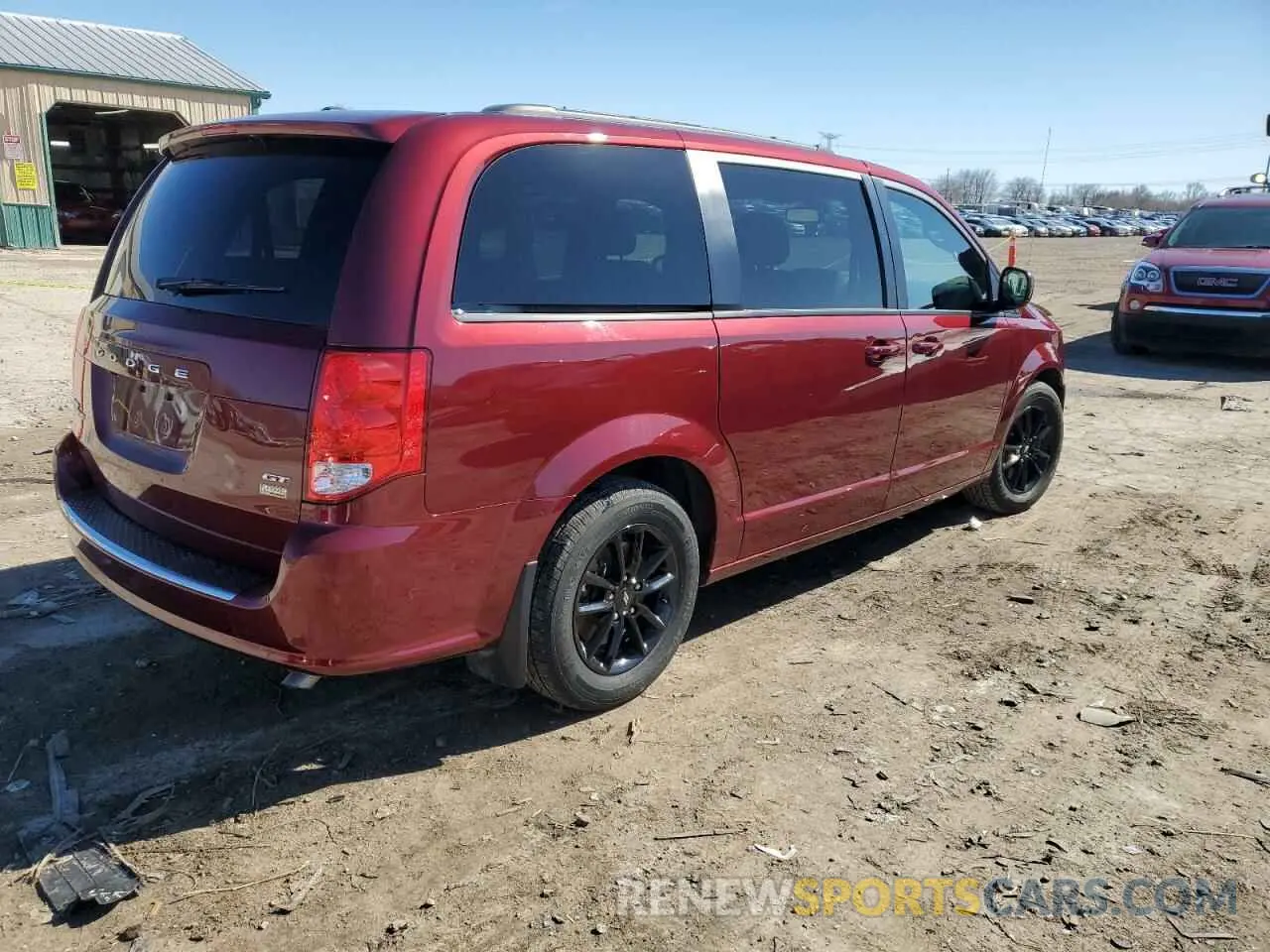 3 fotografías del automóvil dañado 2C4RDGEG0KR743020 DODGE CARAVAN 2019