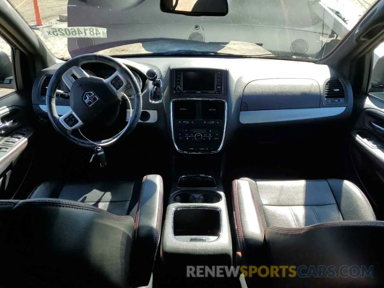 8 fotografías del automóvil dañado 2C4RDGEG0KR743020 DODGE CARAVAN 2019