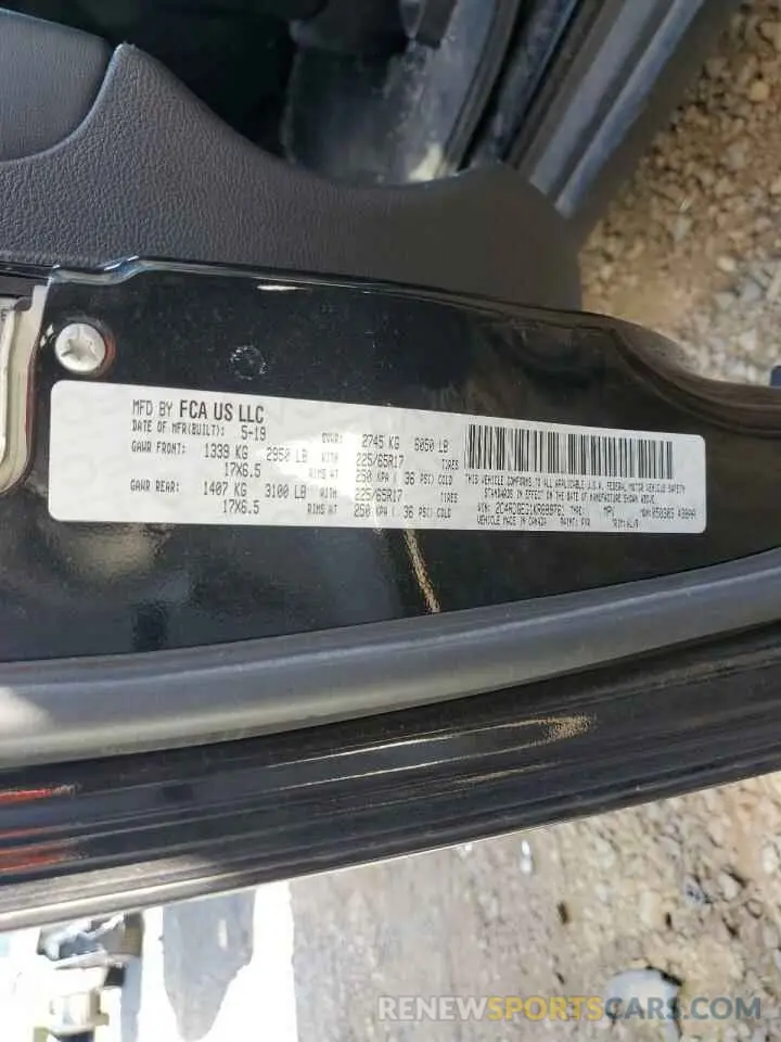 13 fotografías del automóvil dañado 2C4RDGEG1KR689761 DODGE CARAVAN 2019