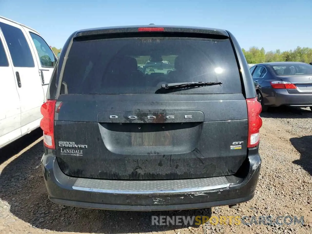 6 fotografías del automóvil dañado 2C4RDGEG1KR689761 DODGE CARAVAN 2019