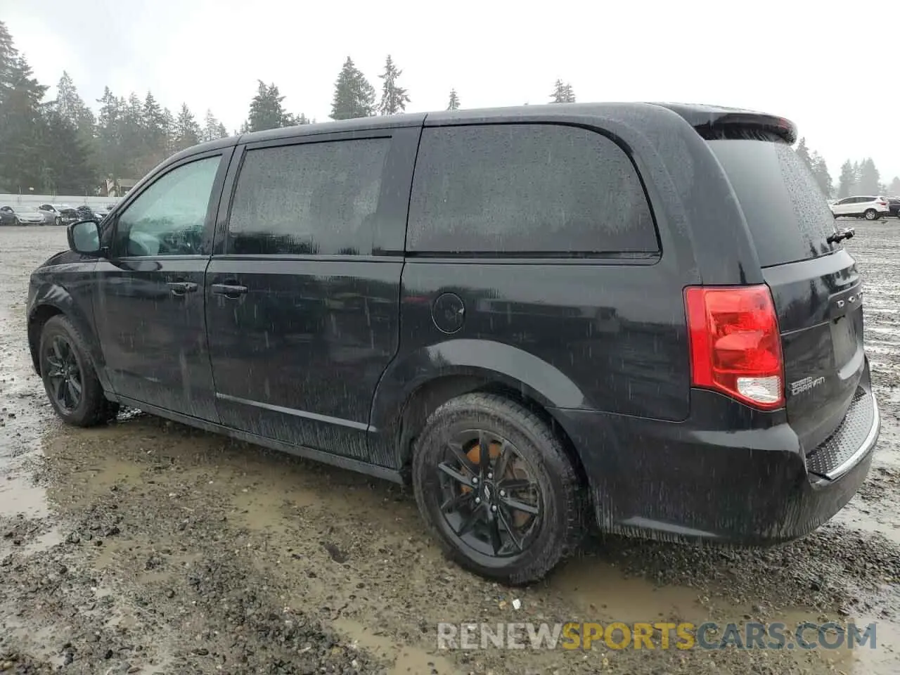 2 fotografías del automóvil dañado 2C4RDGEG1KR742314 DODGE CARAVAN 2019