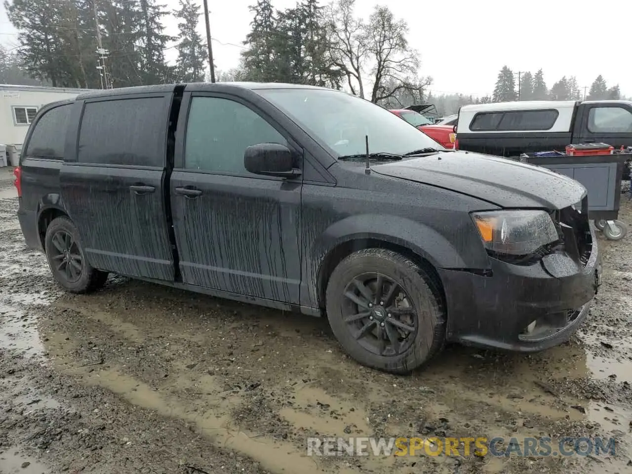4 fotografías del automóvil dañado 2C4RDGEG1KR742314 DODGE CARAVAN 2019