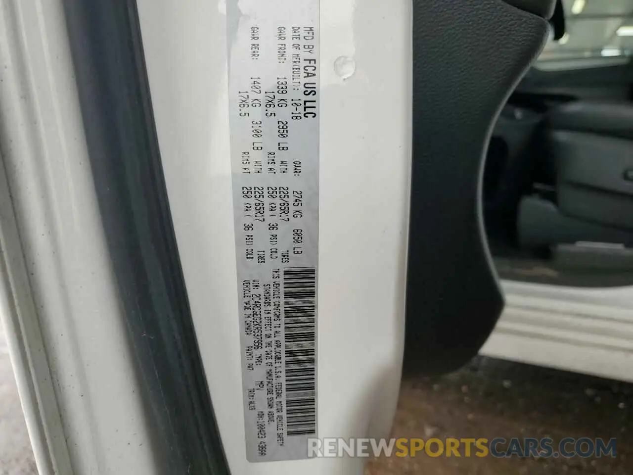 13 fotografías del automóvil dañado 2C4RDGEG2KR537956 DODGE CARAVAN 2019