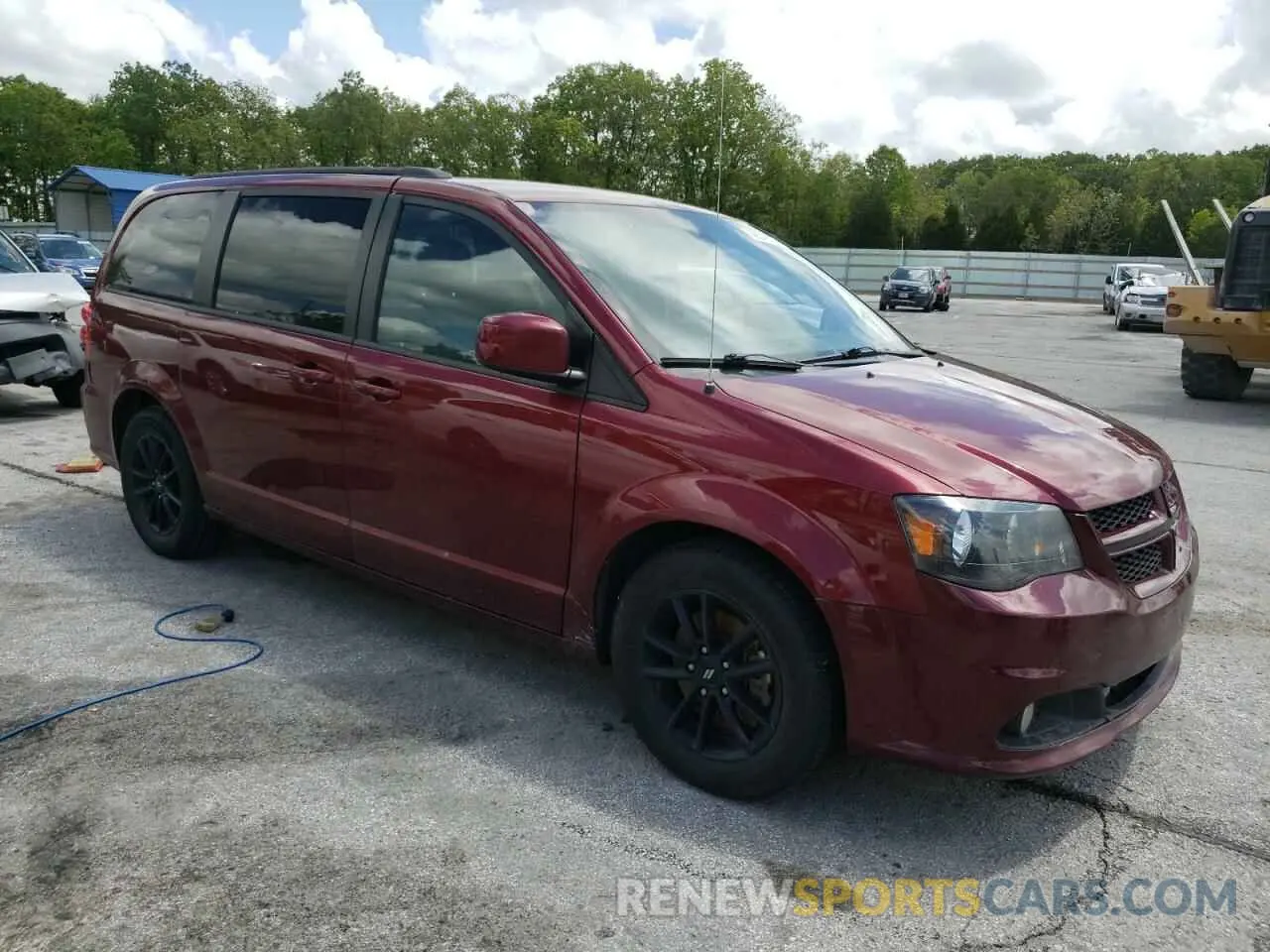 4 fotografías del automóvil dañado 2C4RDGEG2KR679398 DODGE CARAVAN 2019