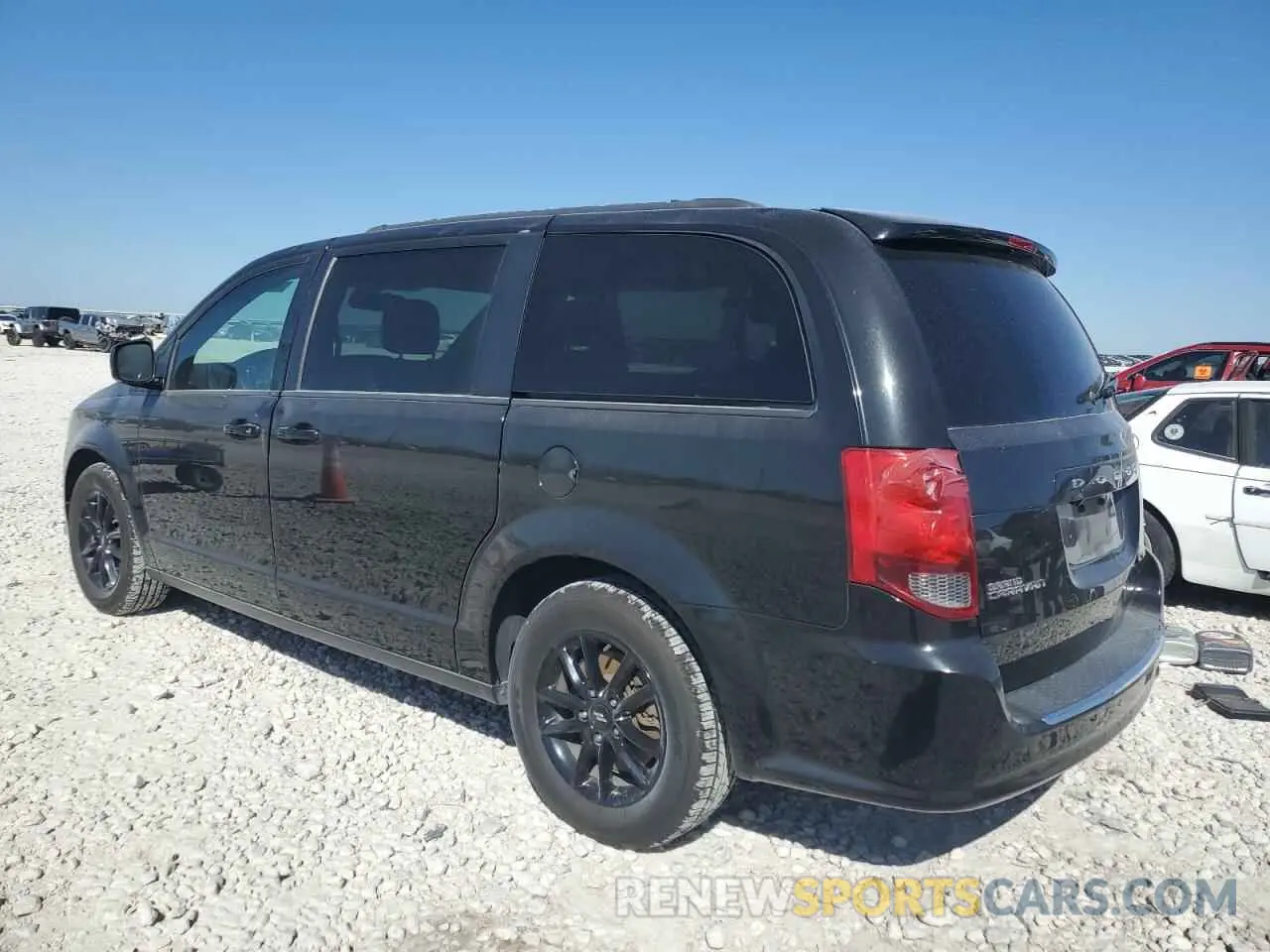 2 fotografías del automóvil dañado 2C4RDGEG2KR694788 DODGE CARAVAN 2019
