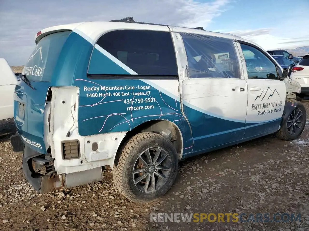 3 fotografías del automóvil dañado 2C4RDGEG3KR517019 DODGE CARAVAN 2019