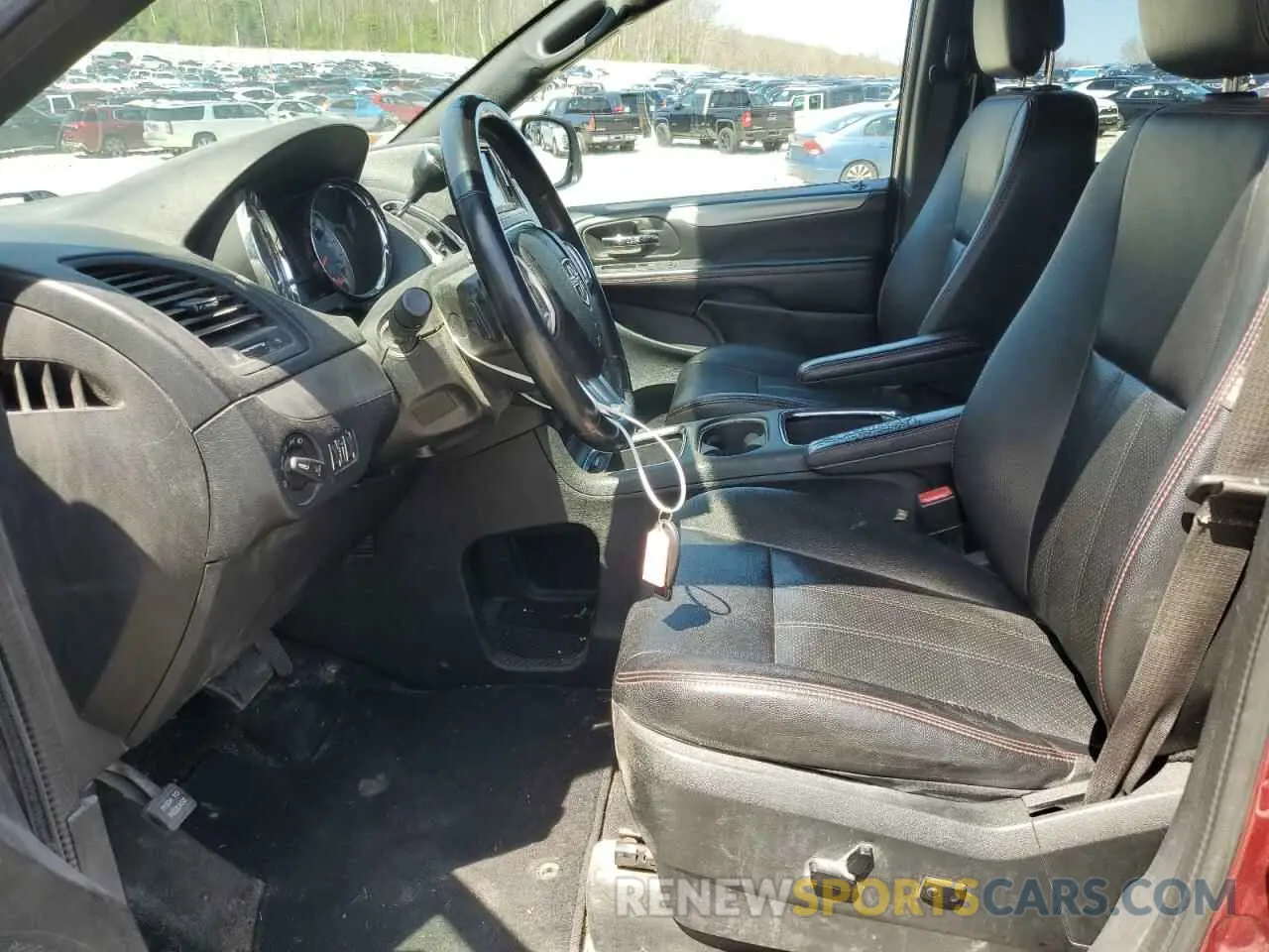 7 fotografías del automóvil dañado 2C4RDGEG3KR538291 DODGE CARAVAN 2019