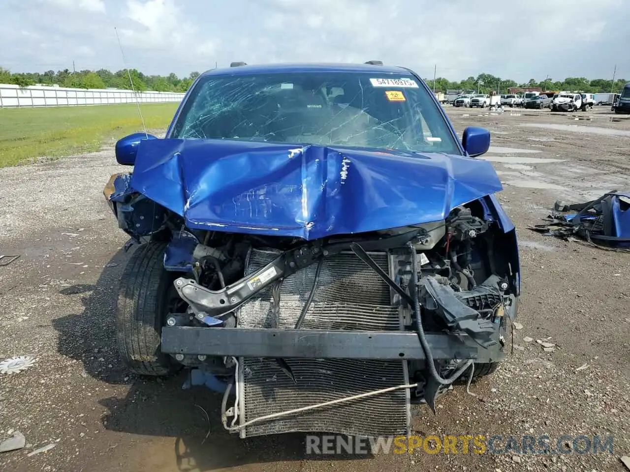 5 fotografías del automóvil dañado 2C4RDGEG3KR717446 DODGE CARAVAN 2019