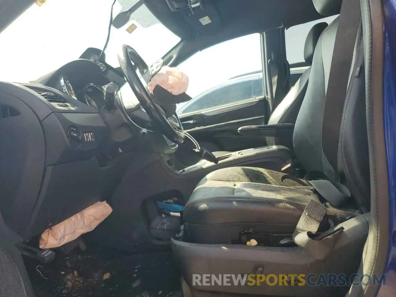 7 fotografías del automóvil dañado 2C4RDGEG3KR717446 DODGE CARAVAN 2019