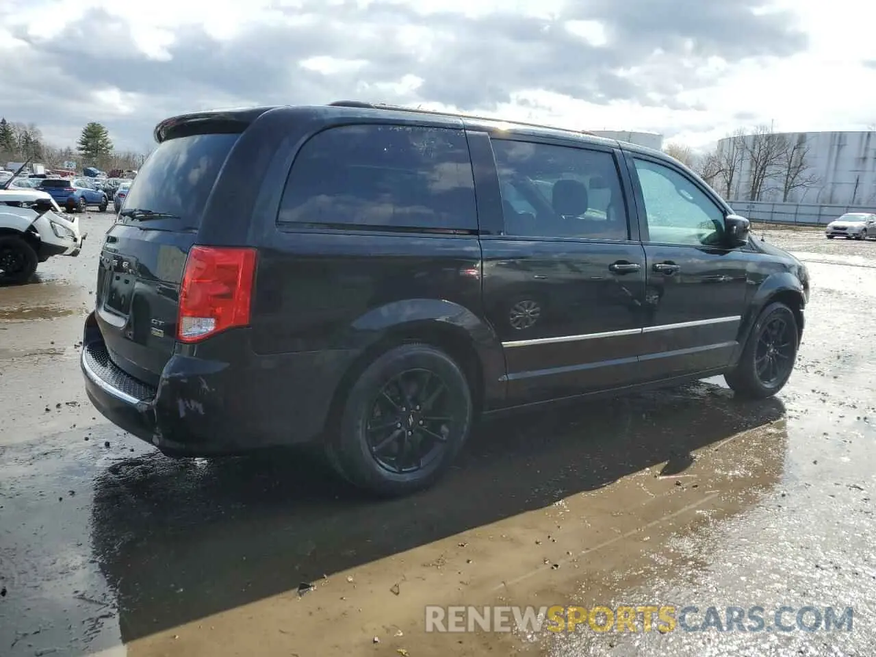 3 fotografías del automóvil dañado 2C4RDGEG3KR743769 DODGE CARAVAN 2019