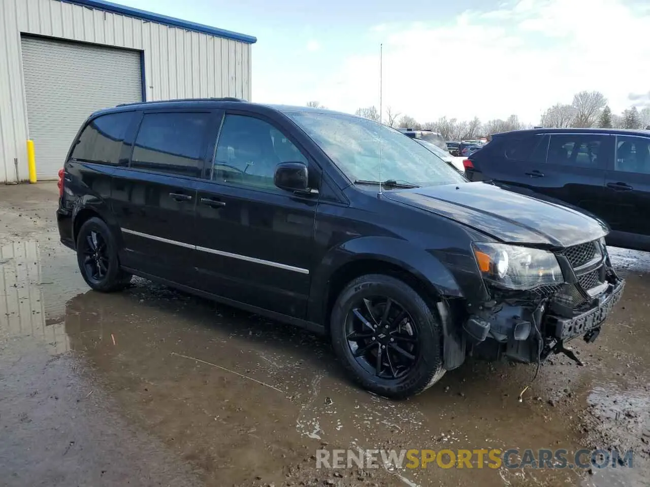 4 fotografías del automóvil dañado 2C4RDGEG3KR743769 DODGE CARAVAN 2019