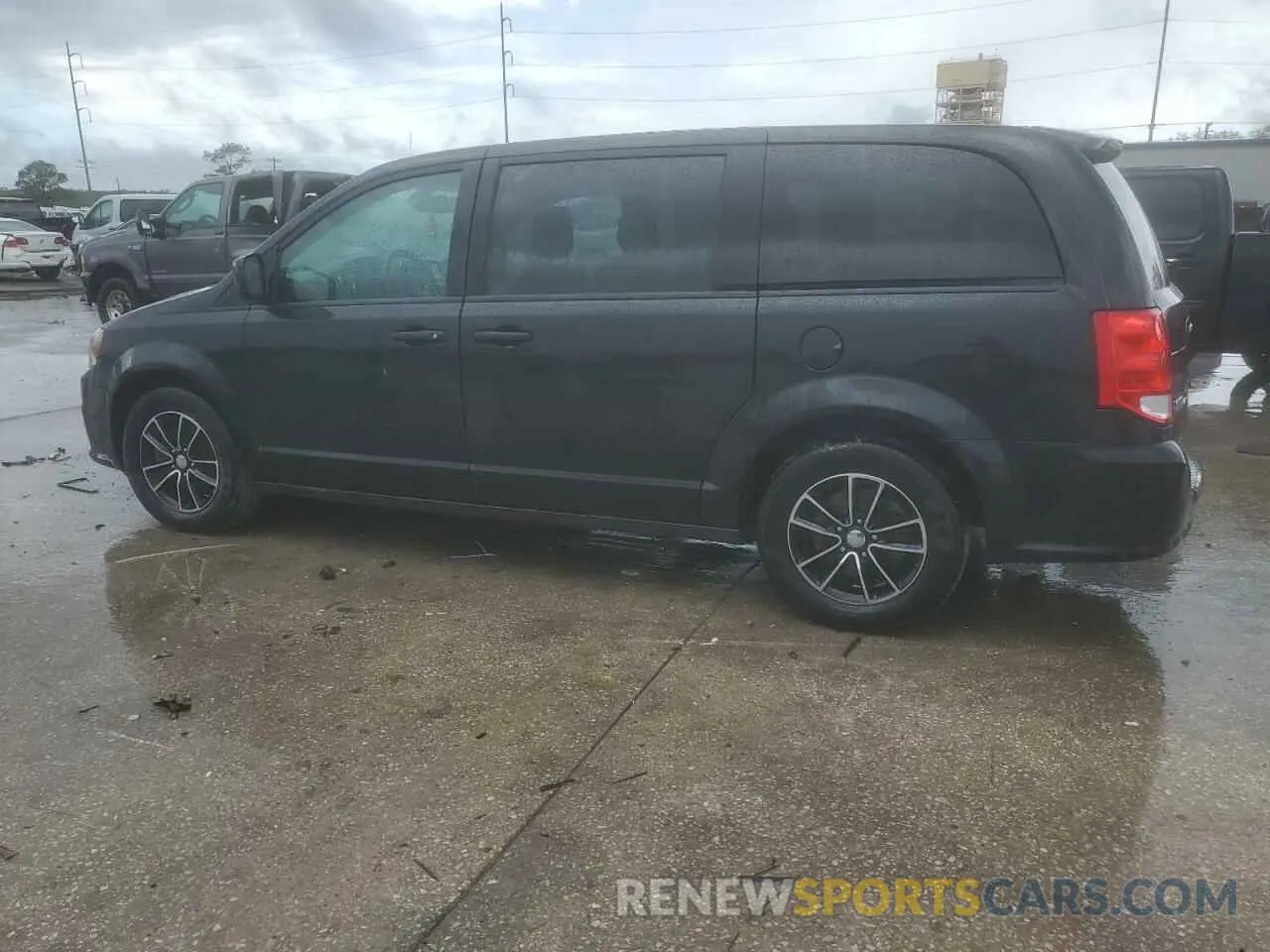2 fotografías del automóvil dañado 2C4RDGEG4KR533939 DODGE CARAVAN 2019