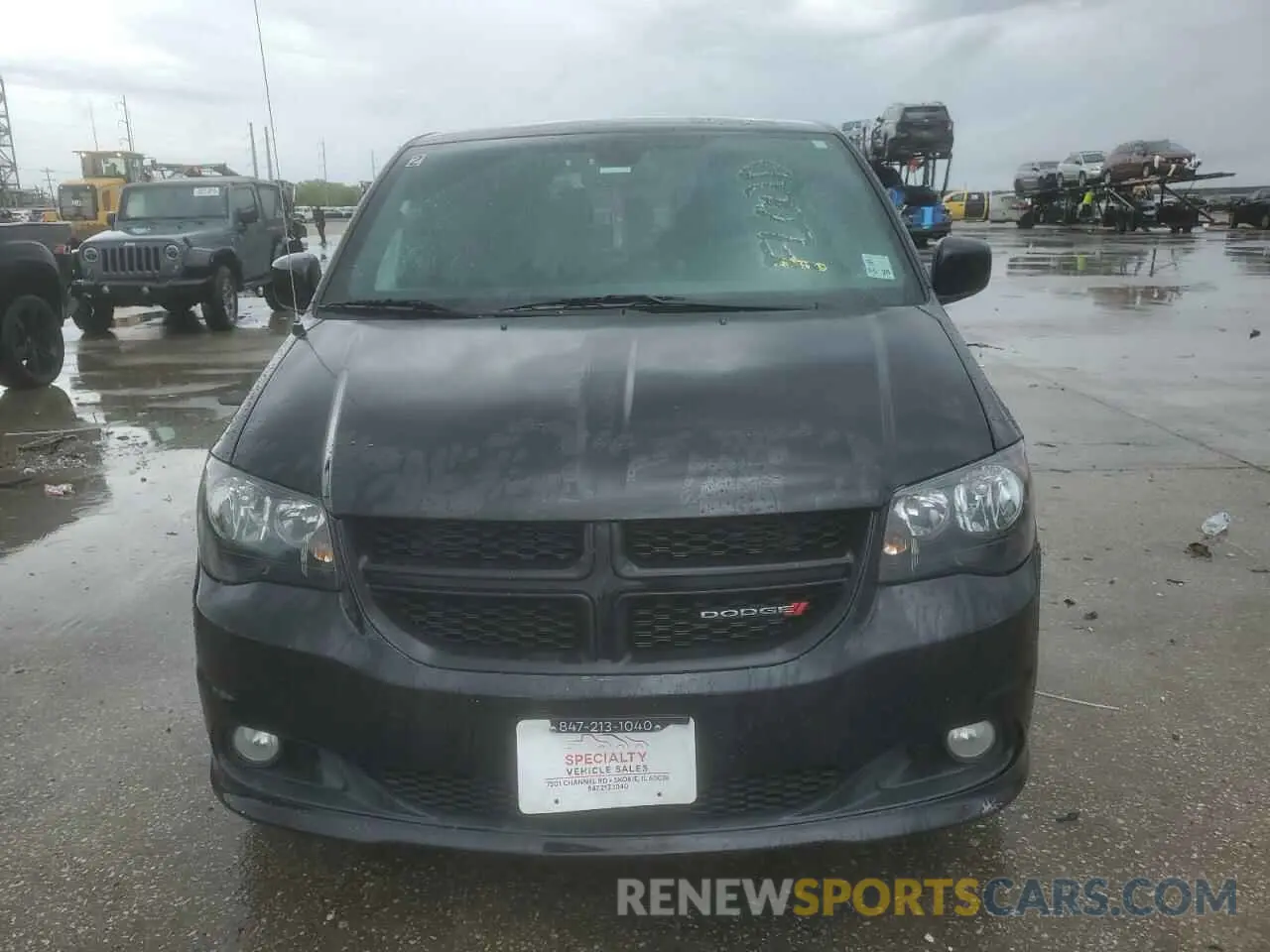 5 fotografías del automóvil dañado 2C4RDGEG4KR533939 DODGE CARAVAN 2019