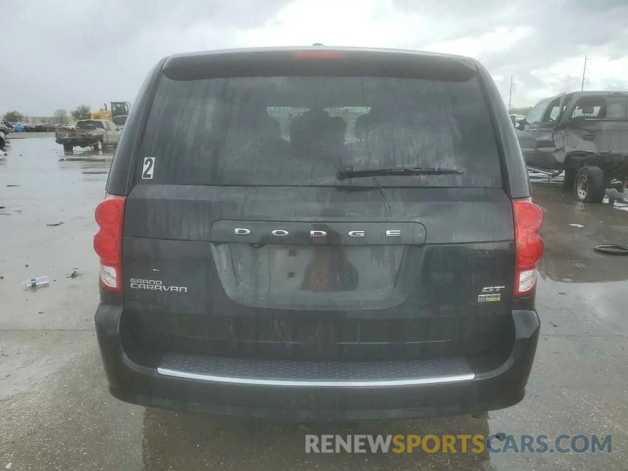 6 fotografías del automóvil dañado 2C4RDGEG4KR533939 DODGE CARAVAN 2019
