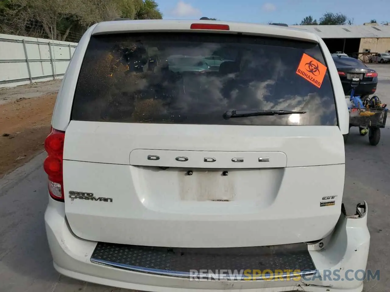 6 fotografías del automóvil dañado 2C4RDGEG4KR690709 DODGE CARAVAN 2019
