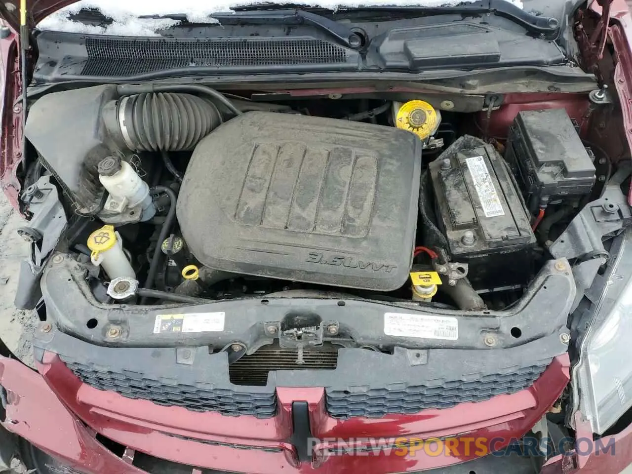 12 fotografías del automóvil dañado 2C4RDGEG5KR536445 DODGE CARAVAN 2019