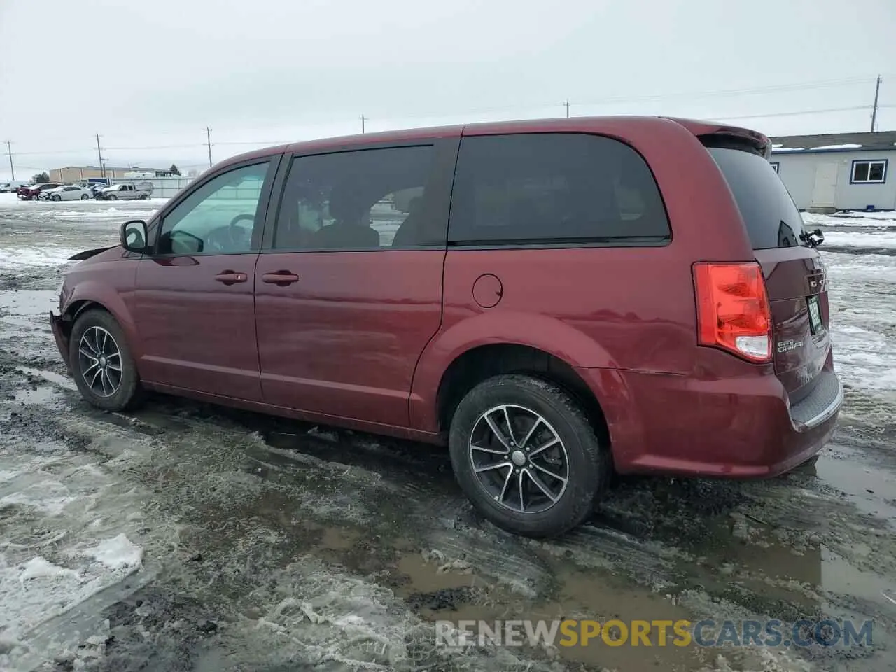 2 fotografías del automóvil dañado 2C4RDGEG5KR536445 DODGE CARAVAN 2019
