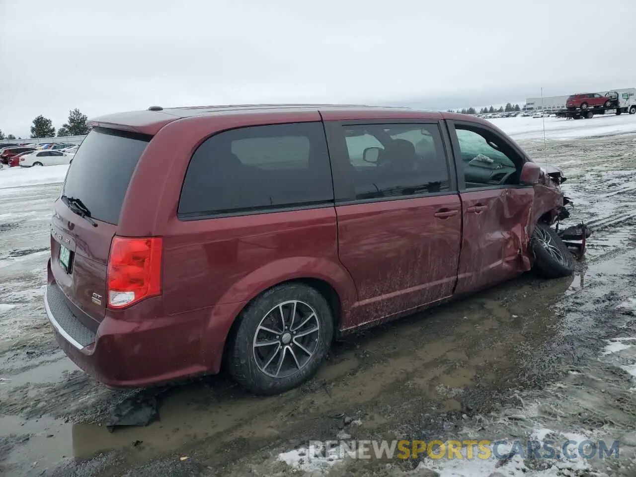 3 fotografías del automóvil dañado 2C4RDGEG5KR536445 DODGE CARAVAN 2019