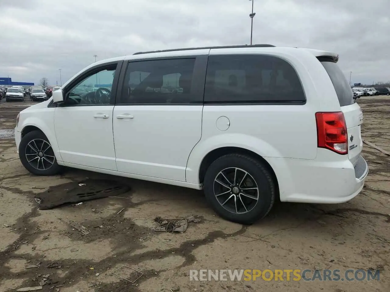 2 fotografías del automóvil dañado 2C4RDGEG5KR648341 DODGE CARAVAN 2019