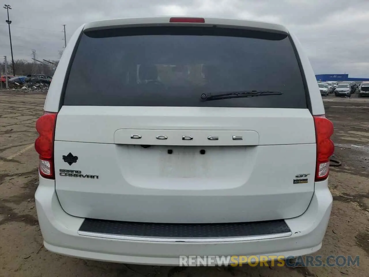 6 fotografías del automóvil dañado 2C4RDGEG5KR648341 DODGE CARAVAN 2019