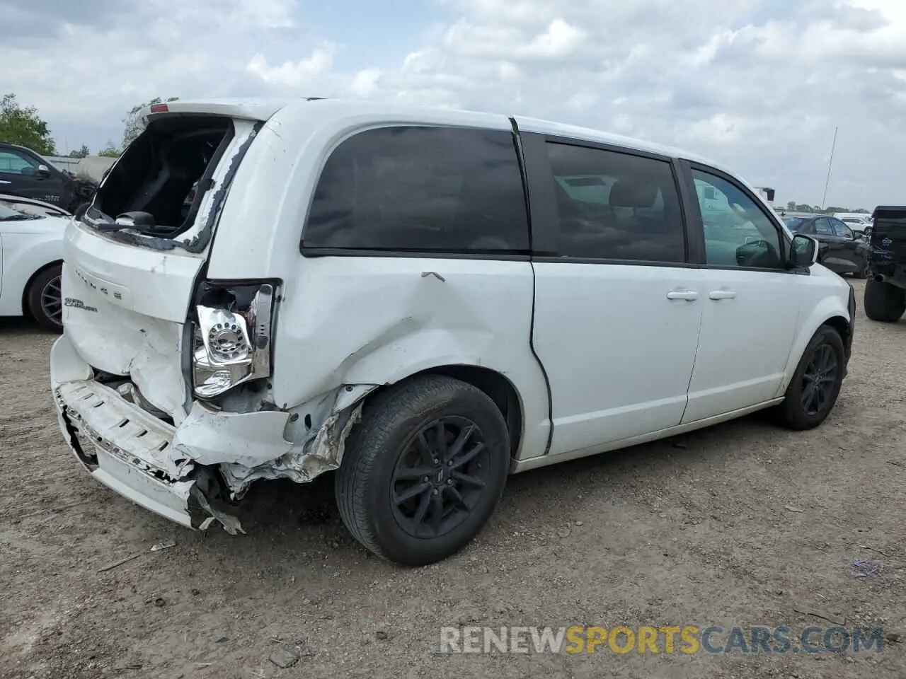 3 fotografías del automóvil dañado 2C4RDGEG5KR764610 DODGE CARAVAN 2019