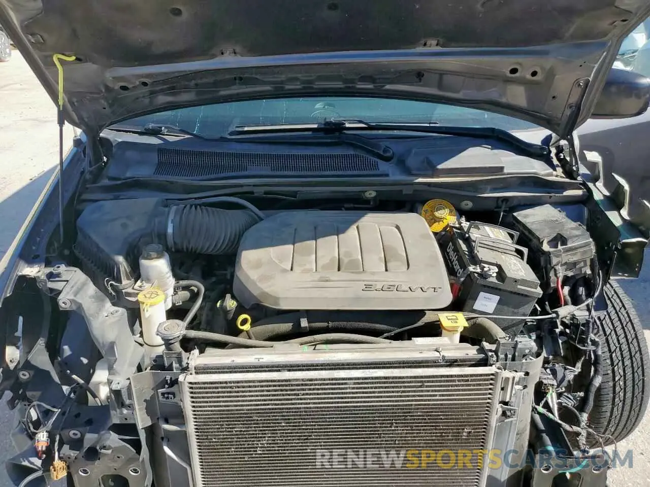 12 fotografías del automóvil dañado 2C4RDGEG6KR600654 DODGE CARAVAN 2019