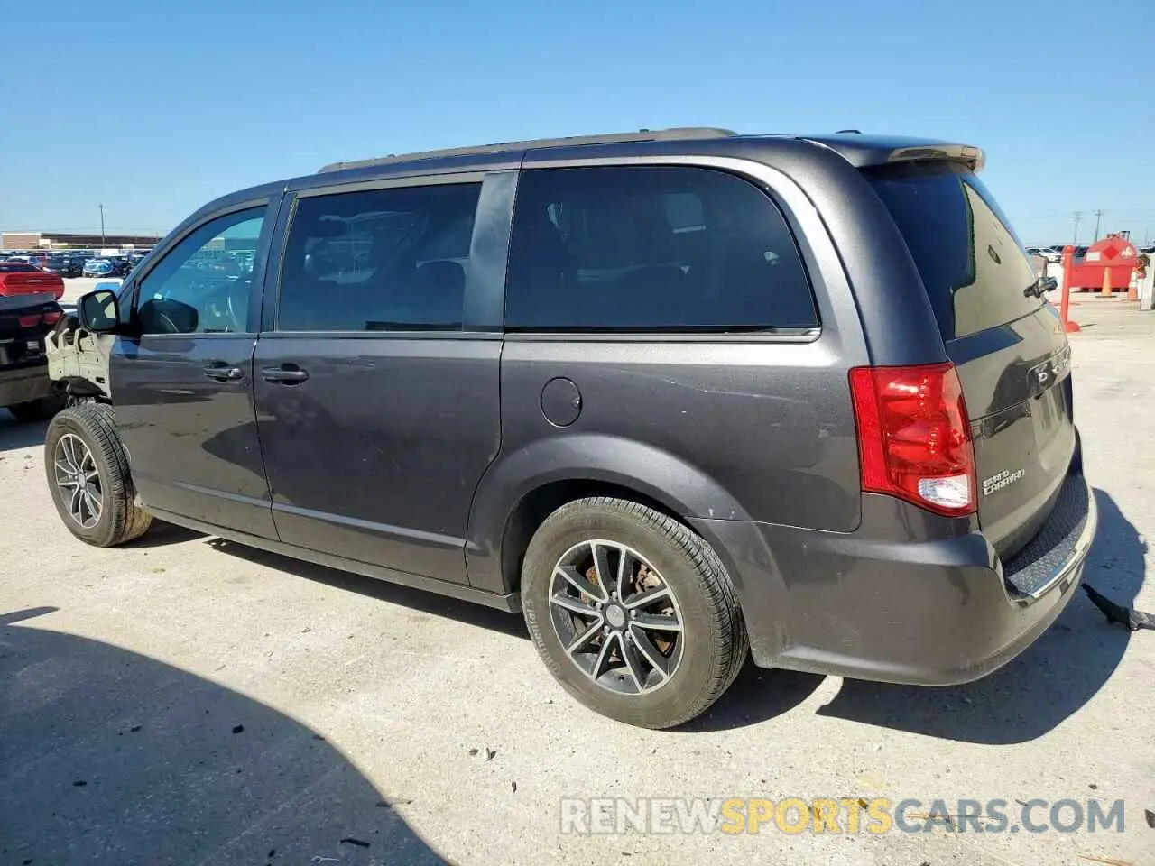 2 fotografías del automóvil dañado 2C4RDGEG6KR600654 DODGE CARAVAN 2019